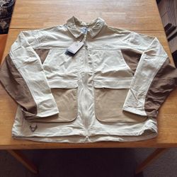 New Nike Acg Smith Summit Jacket UV Khaki Beige Brown Men’s L Large