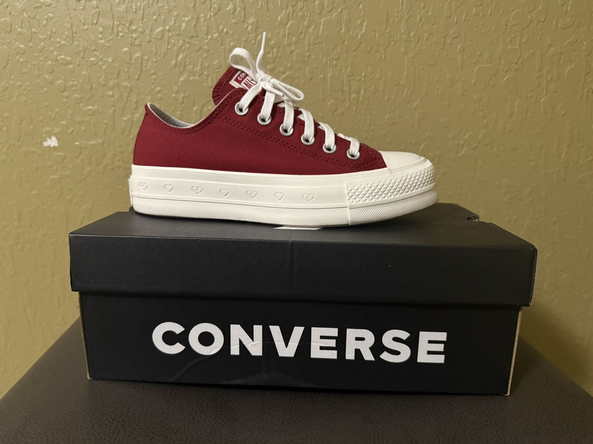 Valentine Converse $80 