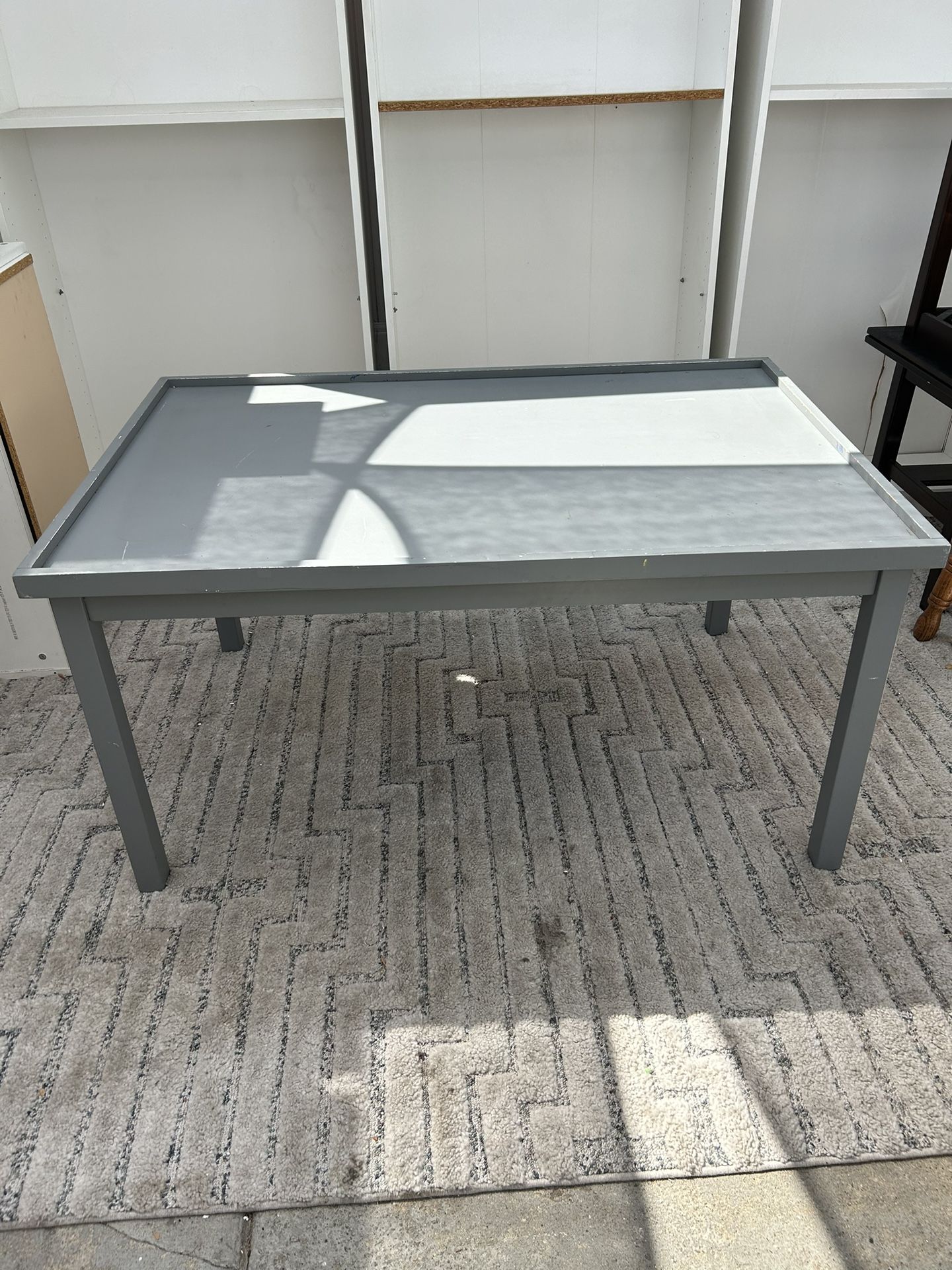 Pottery Barn Kids Carolina Grow-With-You Activity Table Charcoal