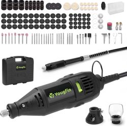 brand new Yougfin Power Rotary Tools, 6 Adjustable Speed Modes, 120V Corded Rotary Tool Kit Set