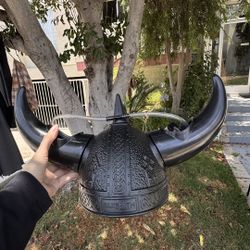 Beer Viking Helmet With Horns 