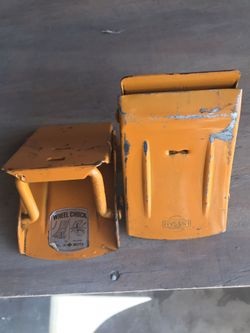 Vintage Nissan wheel chocks