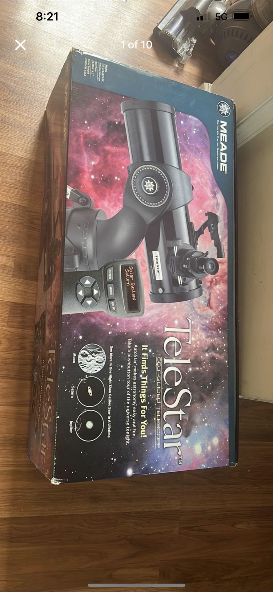 Rare Meade TeleStar Self Guided Telescope, DS 2114ATS-TC D 114MM 1000MM F/8.8