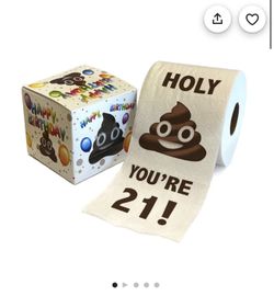 Happy 21st Toilet Paper 🎉