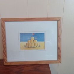 Picture In Nice Wood Frame BY M WISCOMBE