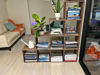 Ritenour Step Bookcase (Mercury Row) — Brown, Staircase Cube Shelf