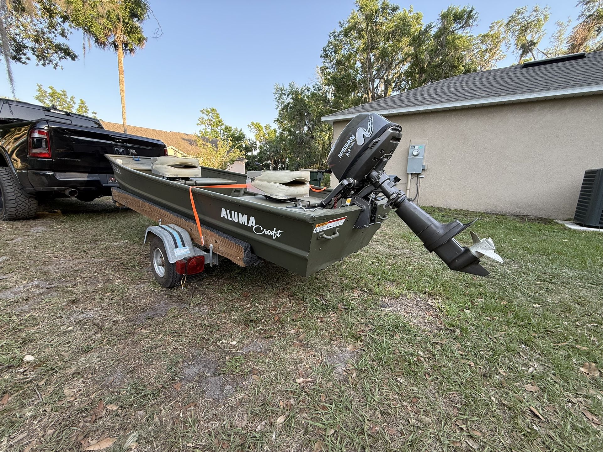 14ft Aluma Craft Boat