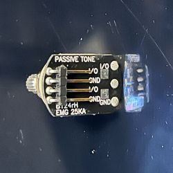 EmG 25K TONE 25k Tone Pot, SOLDERLESS - tone replacement potentiometer.  ELECTRO MAGNETIC GENERATOR/ EMG (EMGs)  Guitar Pick ups, six string  