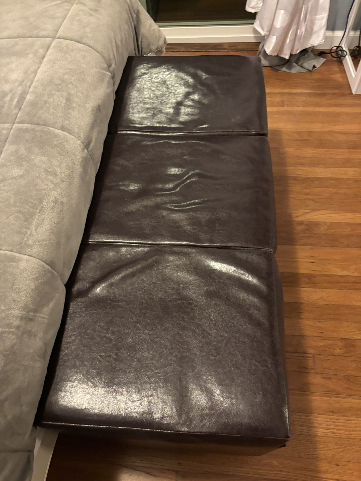 Brown Ottoman With Storage