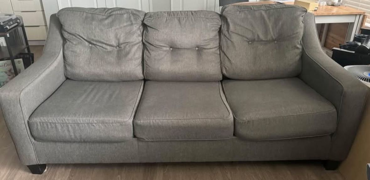 Free Living spaces Grey Couch Used