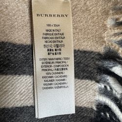Authentic Burberry Scarf