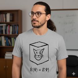 Men's XL T-shirt: Schrodinger's Cat