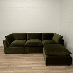 New Bellamia Collections Luna modular sectional & Ottoman