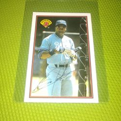 Perfect Mint 1989 Bo Jackson Baseball Card - Bowman #126