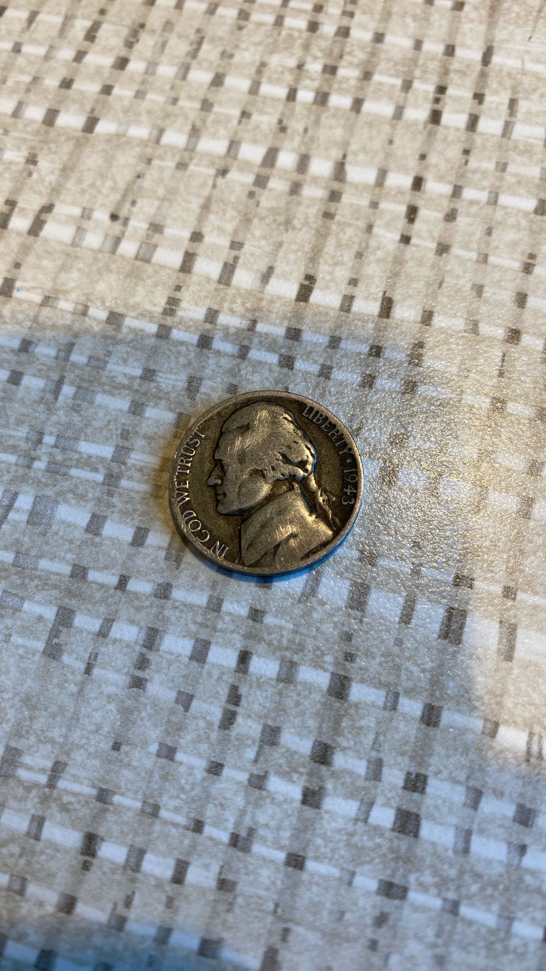 1943 Nickel Mint Error Mistake (Collectible)