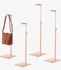 Stainless Steel Anti-Rust Adjustable Height Bag Hanger, Multi-Function Storage Rack For Bags