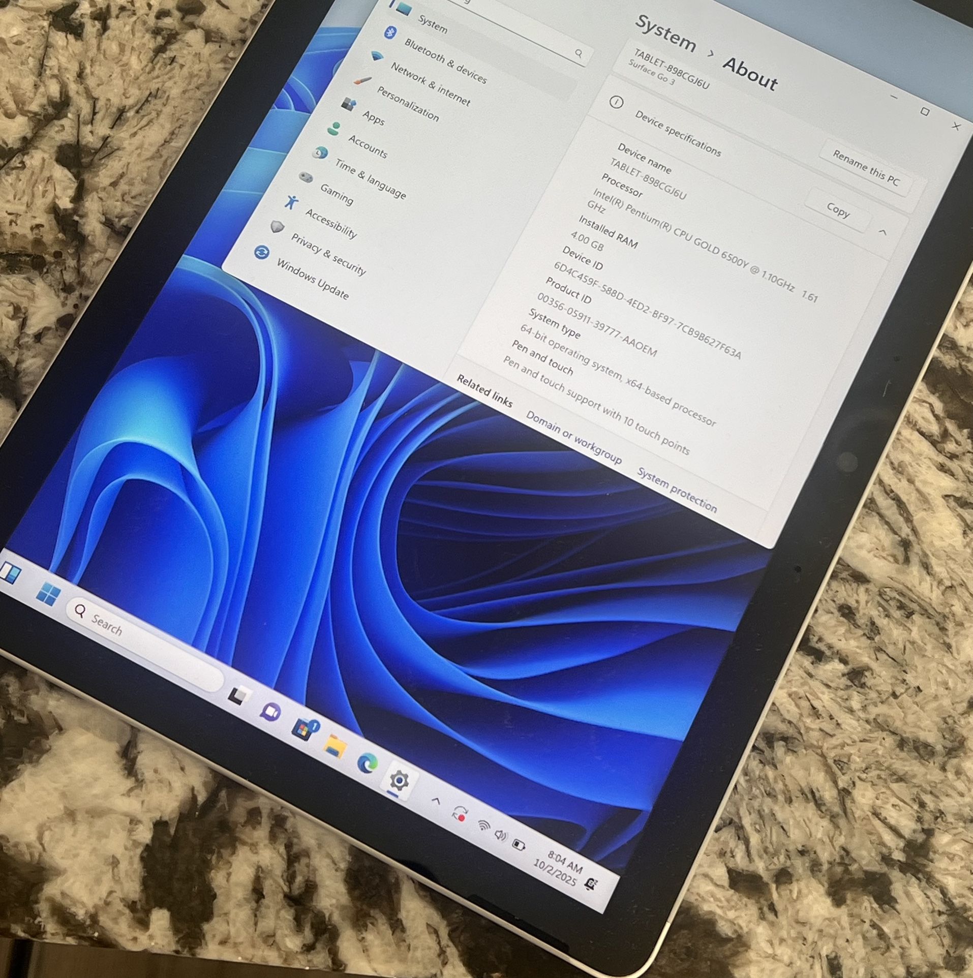 Microsoft Surface 3