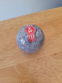 Kenworth Emblem Glitter Shift Knob Vintage Style