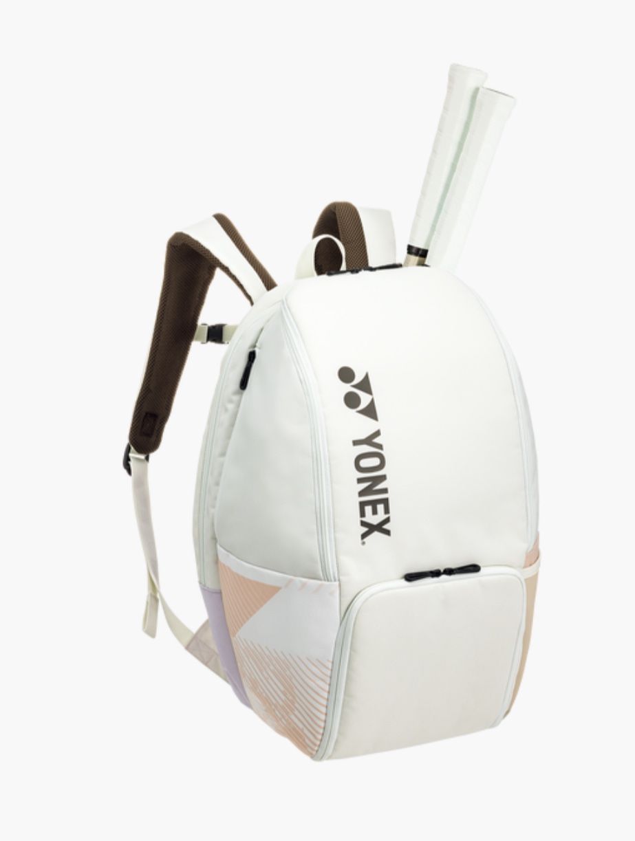 Yonex BA92412BSB (Sand Beige) Pro Badminton Tennis Racket Backpack