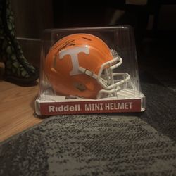 Tristen Keys Signed Autographed Tennessee Vols Speed Mini Helmet WilderTAG COA
