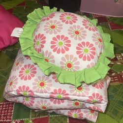 DOLL PILLOW & BLANKET LIKE NEW