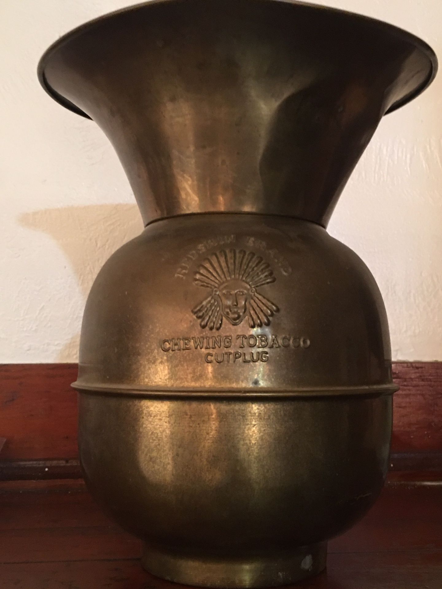 Vintage Brass Spittoon