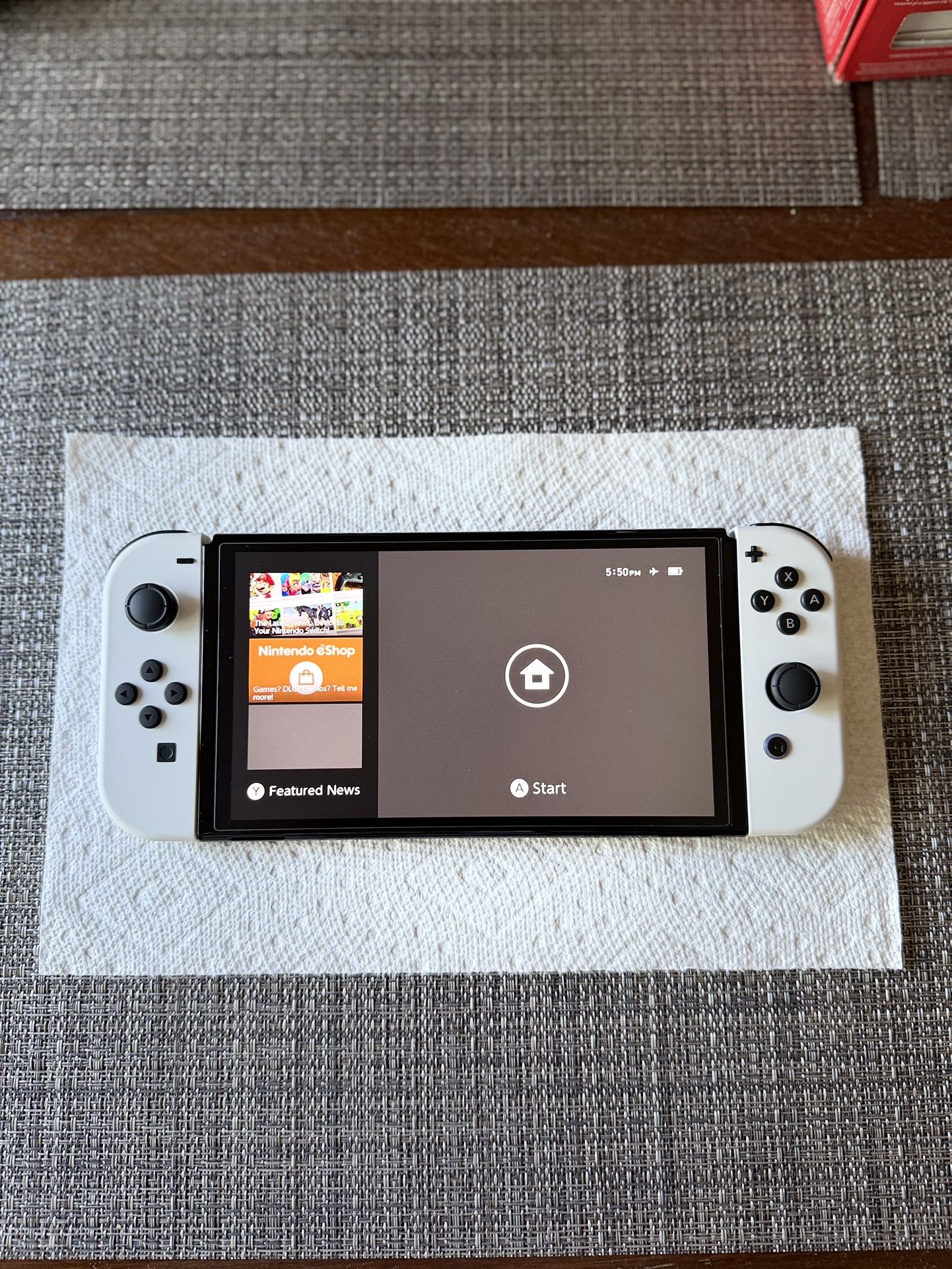 OLED Nintendo Switch W/ Super Smash Bros.