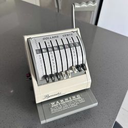 Vintage Paymaster 9000 Check Writer