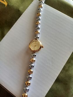 SKHL Gold And Silver Tone Watch Fashion Women's 