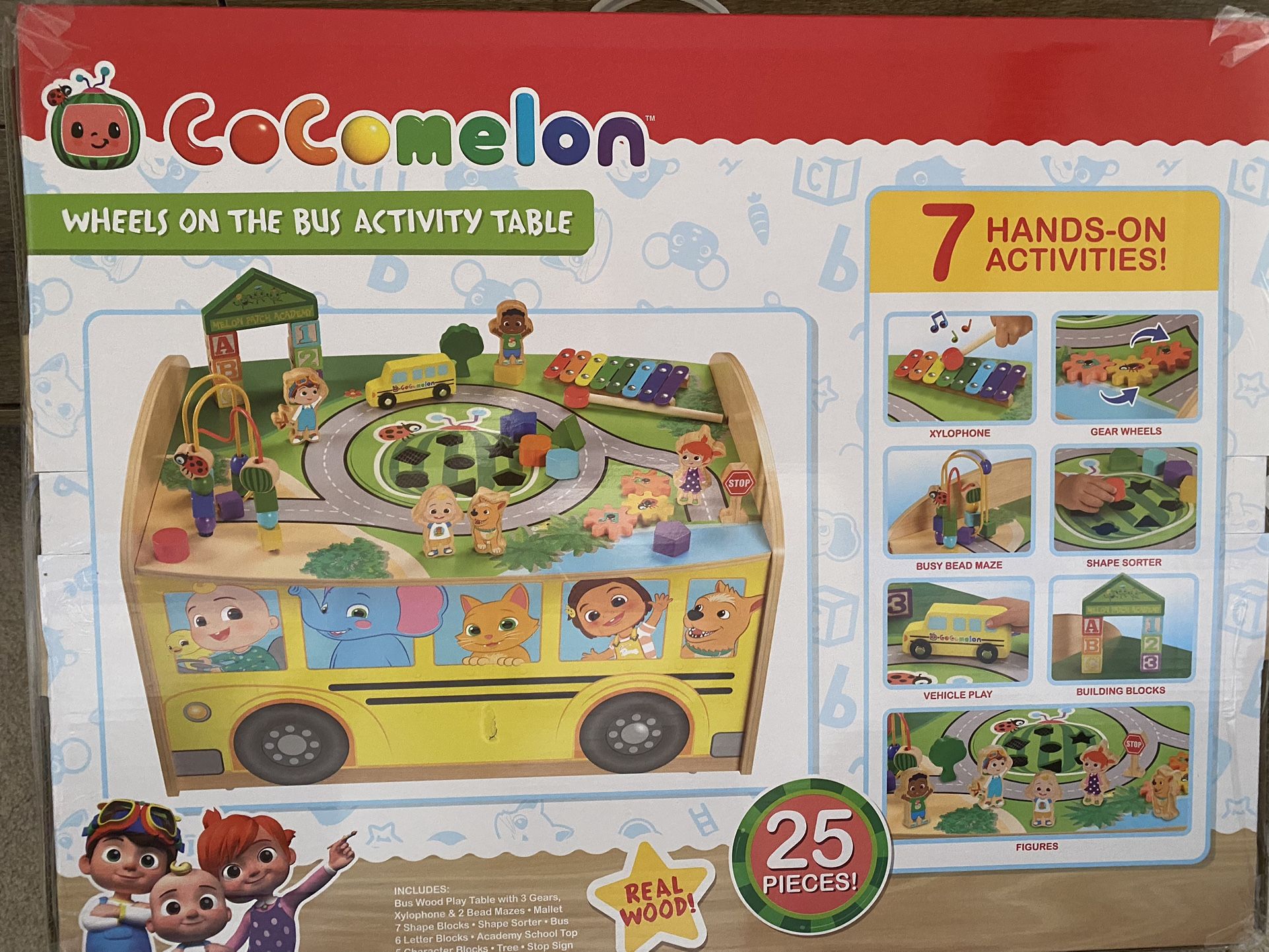 COCOMELON - Wheels On The Bus Activity Table