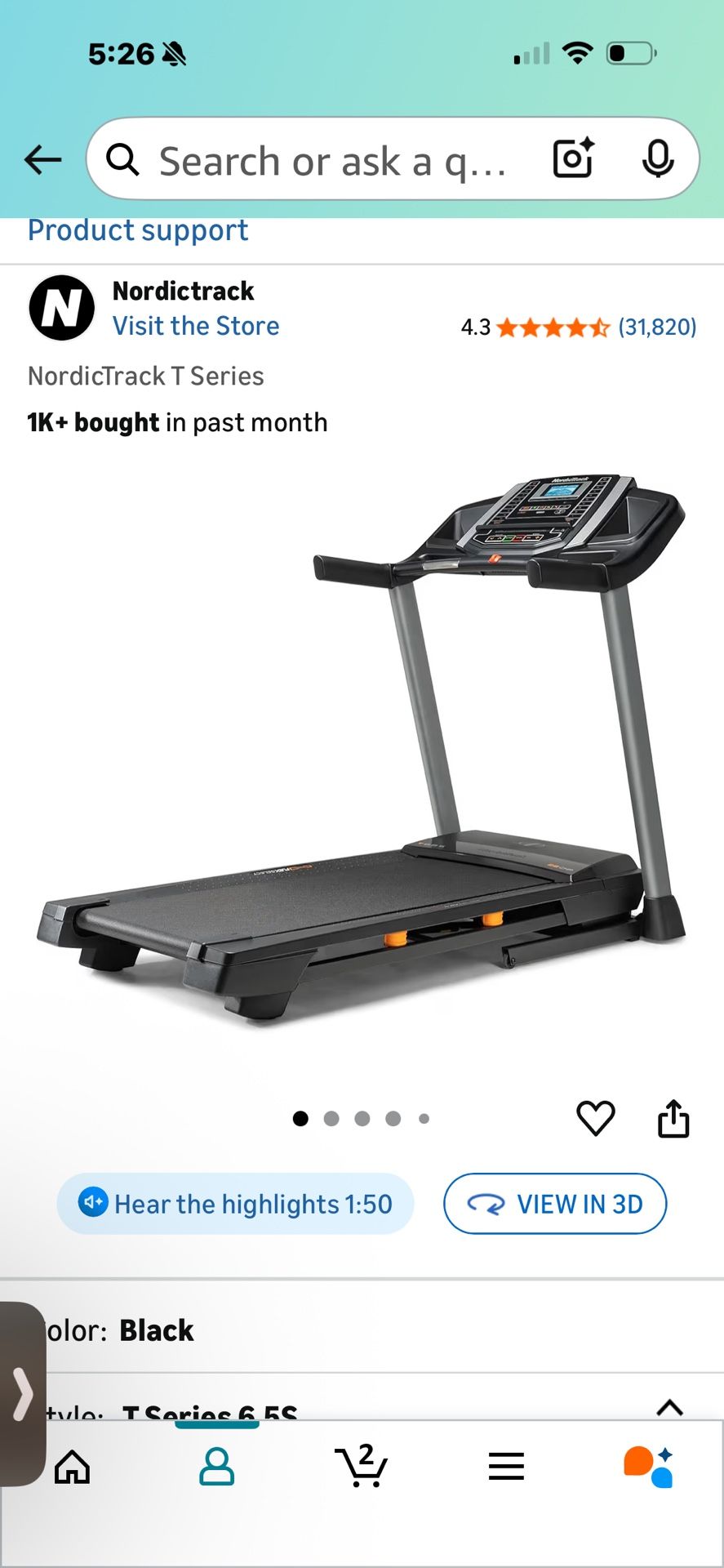 NordicTrack T 6.5S Series