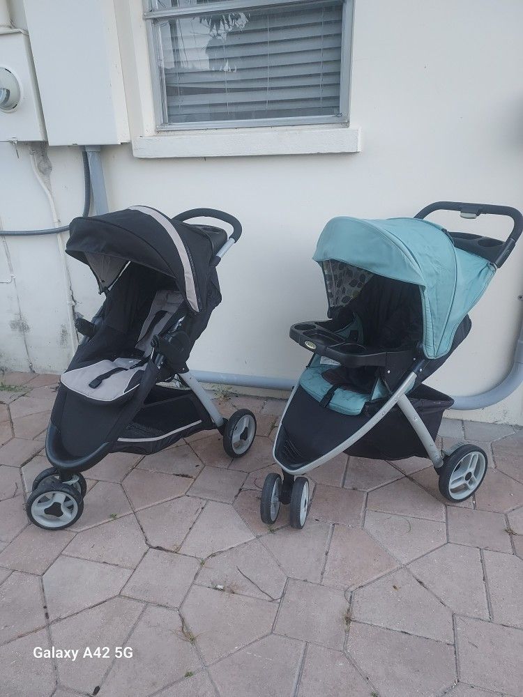 2 Strollers $25 each