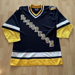Vintage 90s Starter Pittsburgh Penguins Hockey Jersey Size XXL