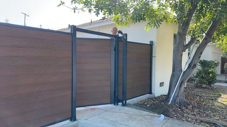 WPC Privacy Fence | Black, Gray & Brown Colors