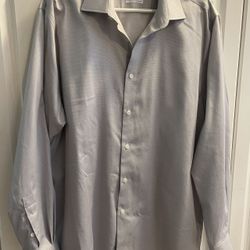 Michael Kors Men’s Long Sleeve Dress Shirt - MK Regular Fit - Air Soft Stretch - 17 (34/35) - Like New