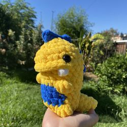 Crochet Yellow Dino