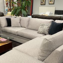 Light Gray Sectional Couch