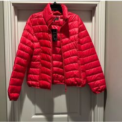 Pink Puffer Jacket Size XL