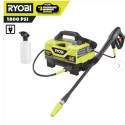 New RY141802 RYOBI 1800 PSI 1.2 GPM Cold Water Corded Electric Pressure Washer

