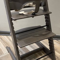 Stokke Tripp Trap High Chair-Hazy Grey