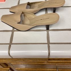 Womens Light Brown Leather Kittens 