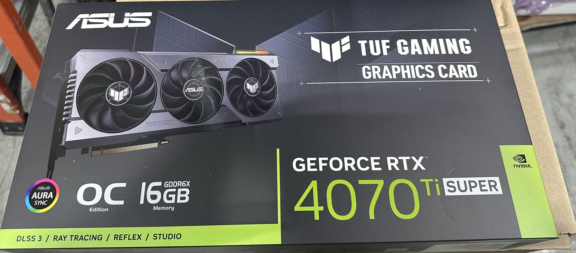 ASUS TUF Gaming NVIDIA GeForce RTX™ 4070 Ti Super OC  16GB GDDR6X