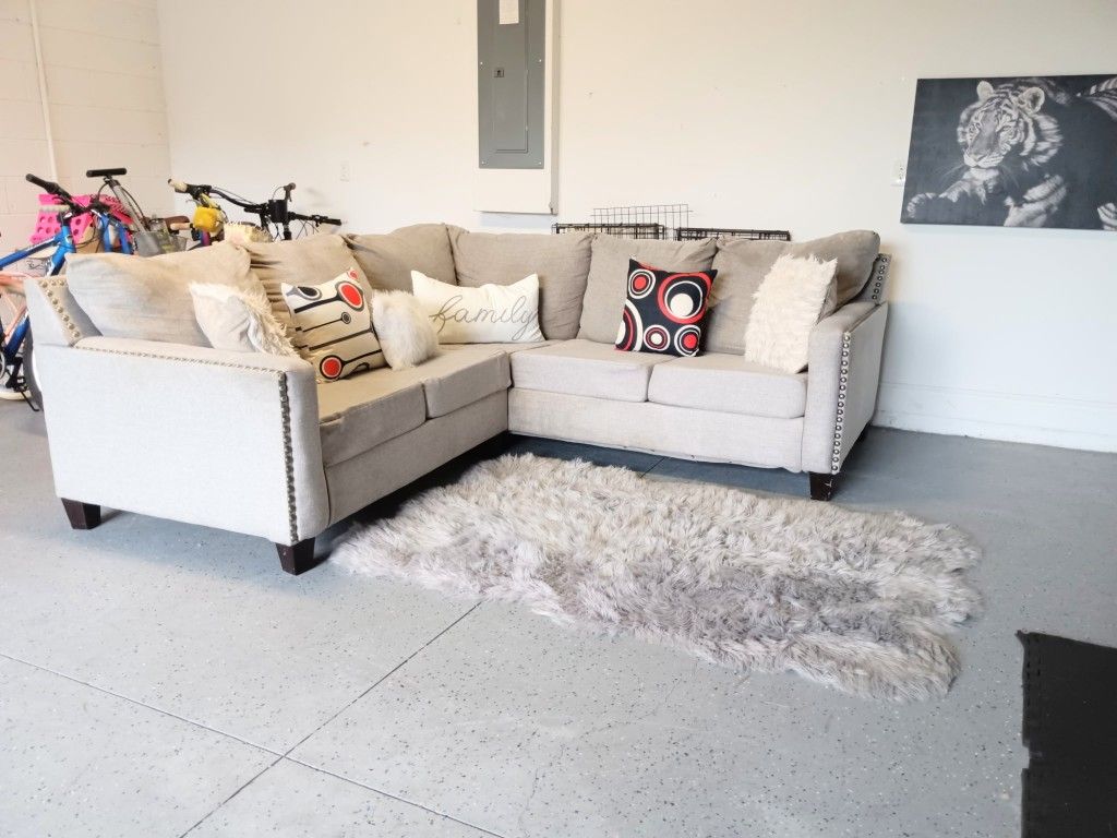 Gray Sectional Couch