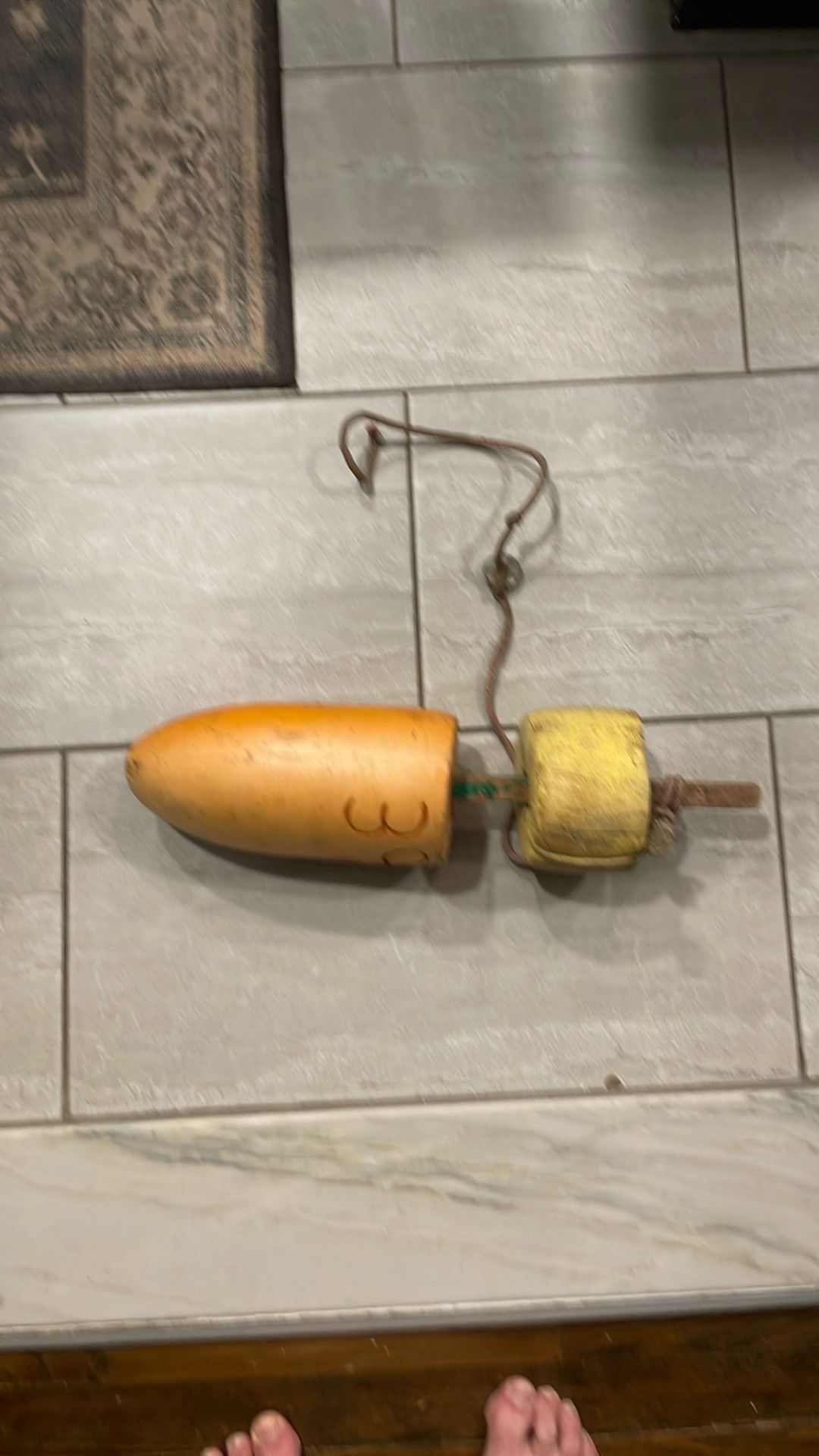 Vintage lobster pot buoy