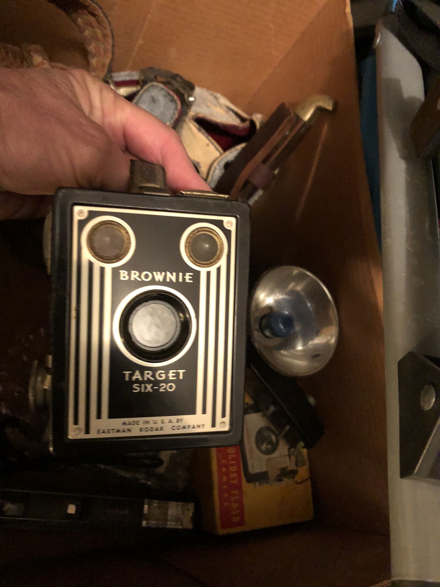 Box Of Old Cameras