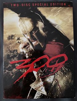 300 Two Disc special edition movie DVD/Disc