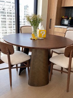 Brand New In Box!Mid-Century Modern Solid Wood Dining Chair – Vintage Style