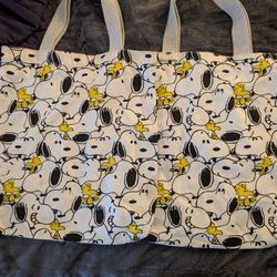 2 Snoopy Canvas Bags