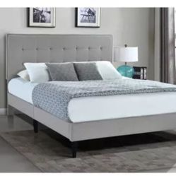 Queen Size Bed Frame With Mattress.