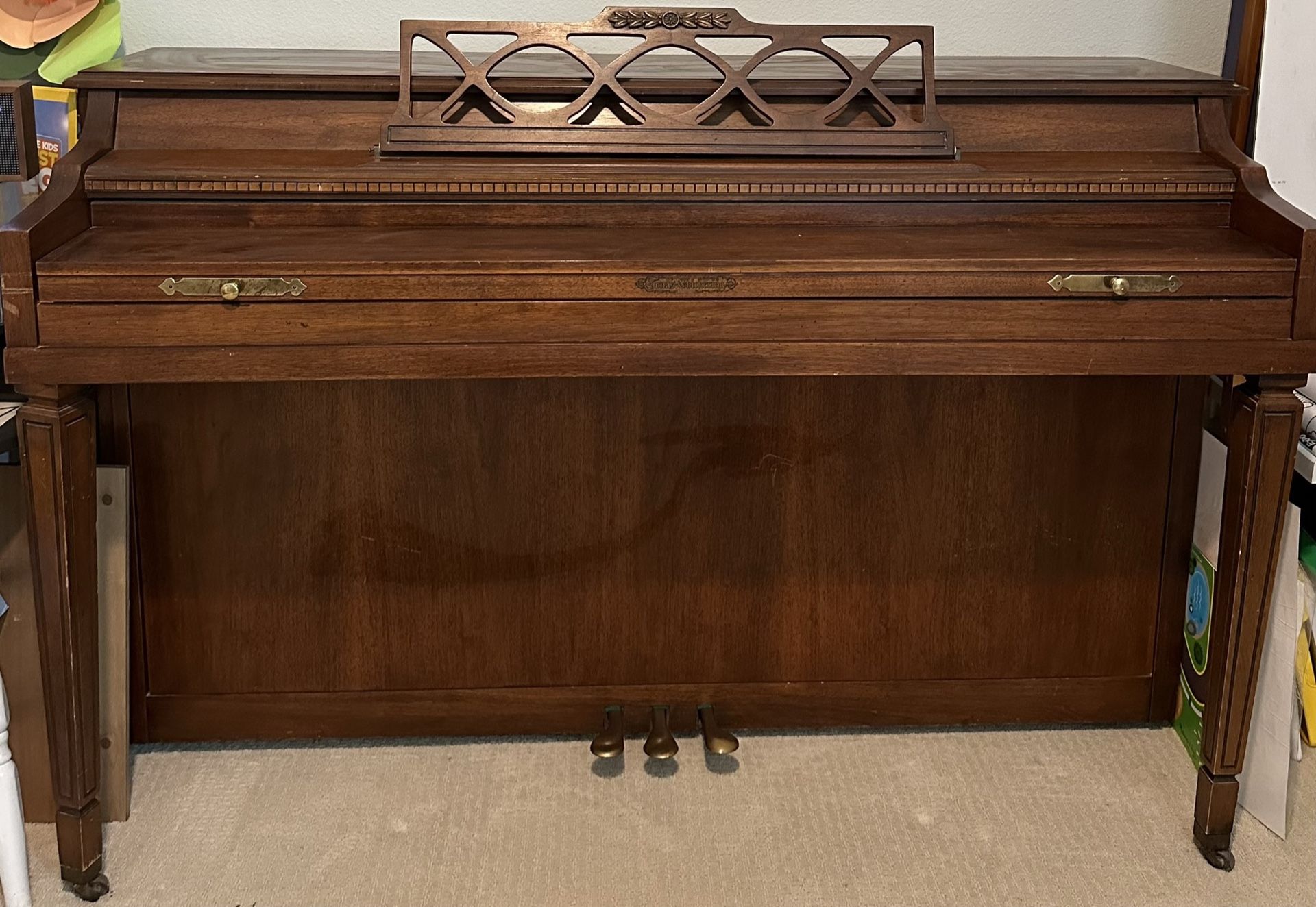 Jonas Chickering Upright Piano